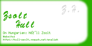 zsolt hull business card